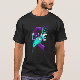 Suicide Awareness Semicolon Live Live T-Shirt