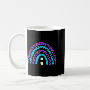 Suicide Awareness Semicolon - Suicide Prevention Coffee Mug