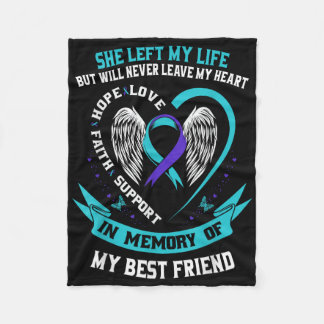 Suicide Awareness Shirt Best Friend Prevention Shi Fleece Blanket