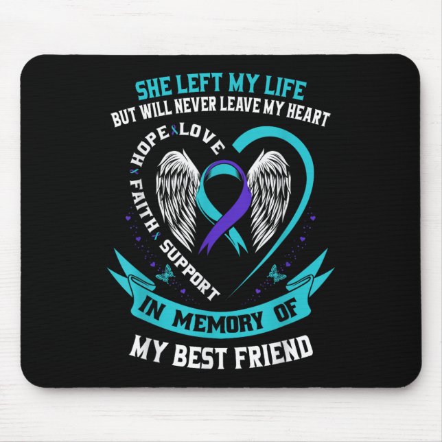 Suicide Awareness Shirt Best Friend Prevention Shi Mouse Pad (Front)