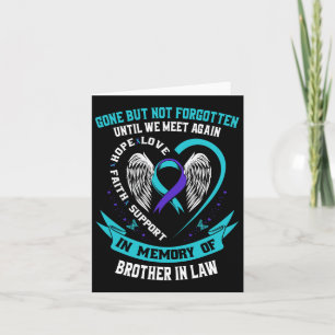 Suicide Awareness Shirt Brother In Law Mens Women Card