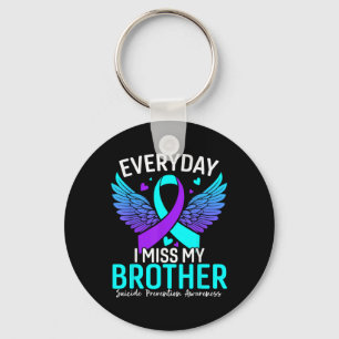 Suicide Awareness Shirt Brother Suicide Prevention Key Ring