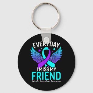Suicide Awareness Shirt Friend Suicide Prevention Key Ring