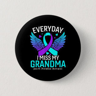Suicide Awareness Shirt Grandma Suicide 6 Cm Round Badge