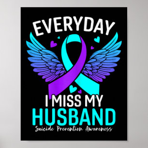Suicide Awareness Shirt Husnd Suicide Prevention A Poster