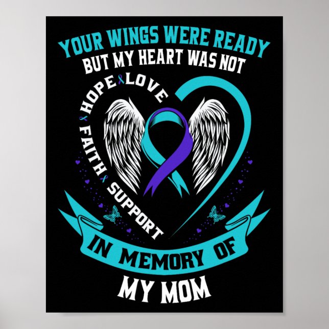 Suicide Awareness Shirt Mum Son Daughter Preventio Poster (Front)