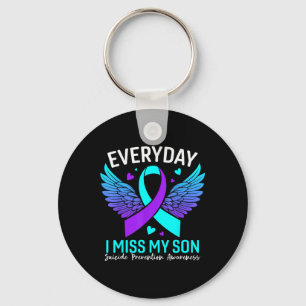 Suicide Awareness Shirt Son Suicide Prevention Key Ring