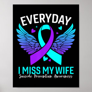 Suicide Awareness Shirt Wife Suicide Prevention Poster