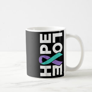 Suicide Awareness - Sideways Hope Love Prevention Coffee Mug