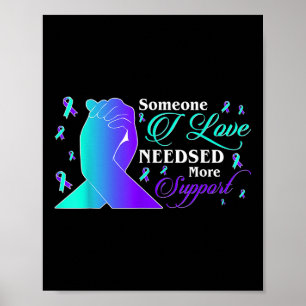 Suicide Awareness Someone I Love Needsed More Poster