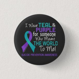 Suicide Awareness Someone Who Meant World to Me 3 Cm Round Badge