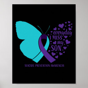 Suicide Awareness Son Gifts Loving Memory Suicide Poster