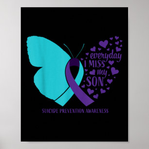 Suicide Awareness Son Gifts Loving Memory Suicide  Poster