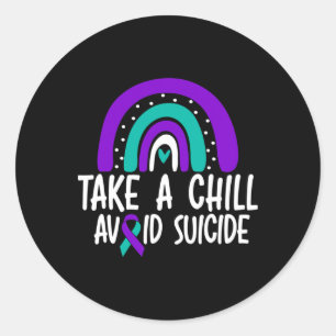 Suicide Awareness Suicide Prevention Classic Round Sticker