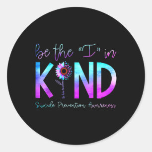 Suicide Awareness Suicide Prevention Suicide Warri Classic Round Sticker