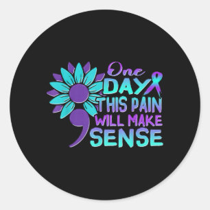 Suicide Awareness Suicide Prevention Support Classic Round Sticker