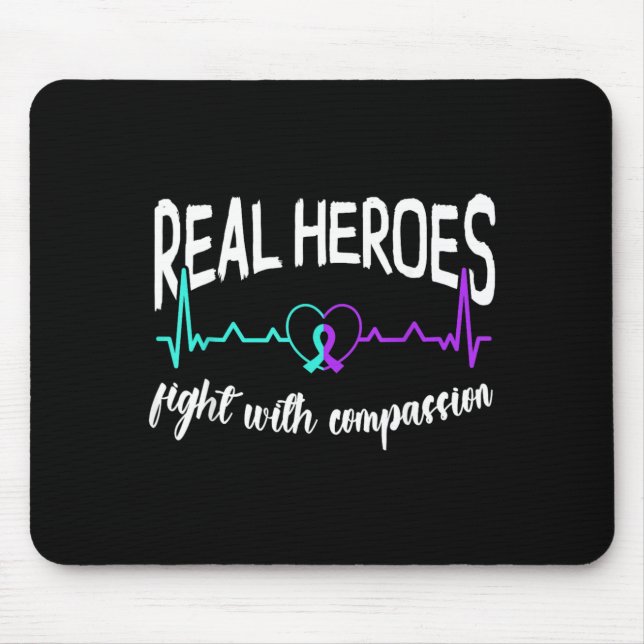 Suicide Awareness Suicide Prevention Support Mouse Pad (Front)