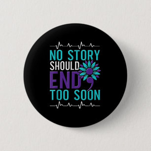 Suicide Awareness Suicide Prevention Suprt Survivo 6 Cm Round Badge