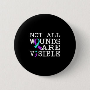 Suicide Awareness Suicide Prevention Suprt Survivo 6 Cm Round Badge