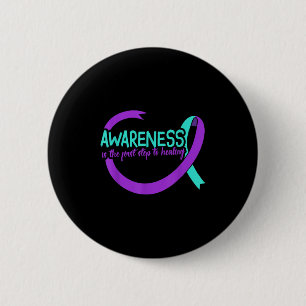 Suicide Awareness Suicide Prevention Suprt Survivo 6 Cm Round Badge