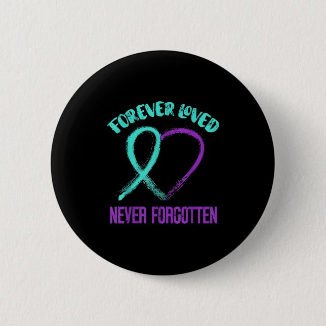 Suicide Awareness Suicide Prevention Suprt Survivo 6 Cm Round Badge (Front)