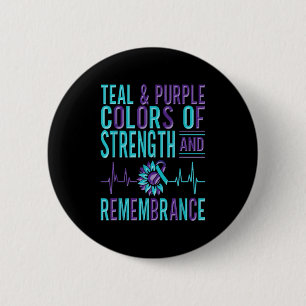 Suicide Awareness Suicide Prevention Suprt Survivo 6 Cm Round Badge