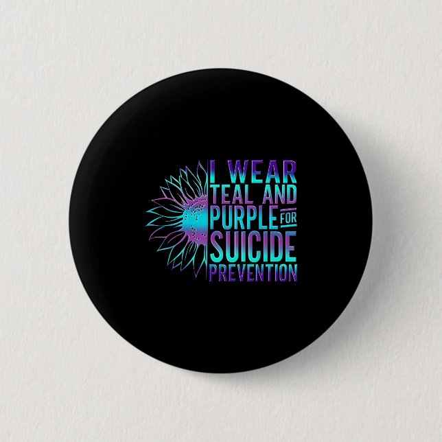 Suicide Awareness Suicide Prevention Suprt Survivo 6 Cm Round Badge (Front)
