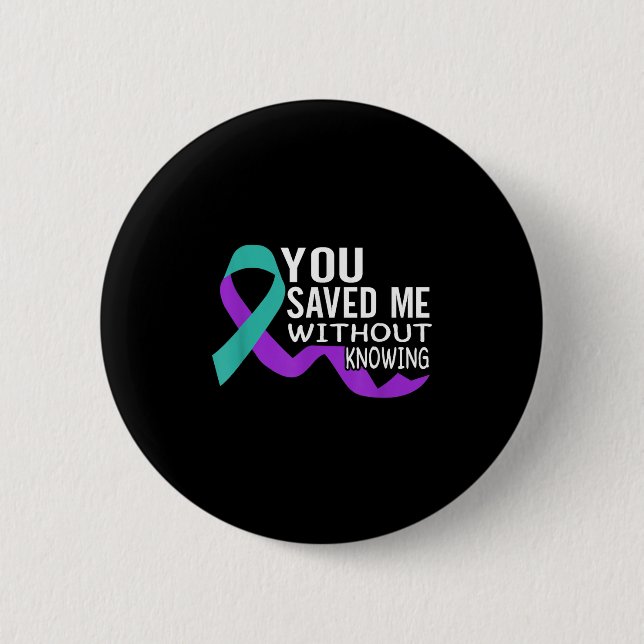 Suicide Awareness Suicide Prevention Suprt Survivo 6 Cm Round Badge (Front)
