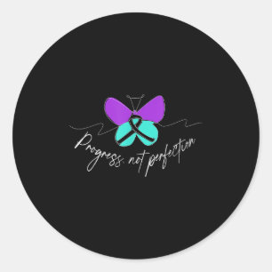 Suicide Awareness Suicide Prevention Suprt Survivo Classic Round Sticker