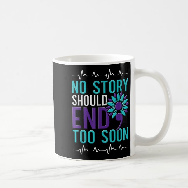 Suicide Awareness Suicide Prevention Suprt Survivo Coffee Mug (Right)