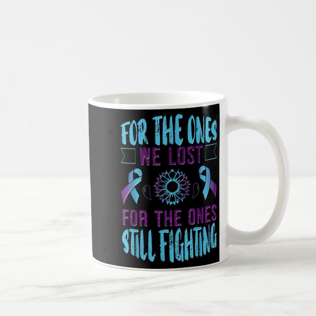 Suicide Awareness Suicide Prevention Suprt Survivo Coffee Mug (Right)