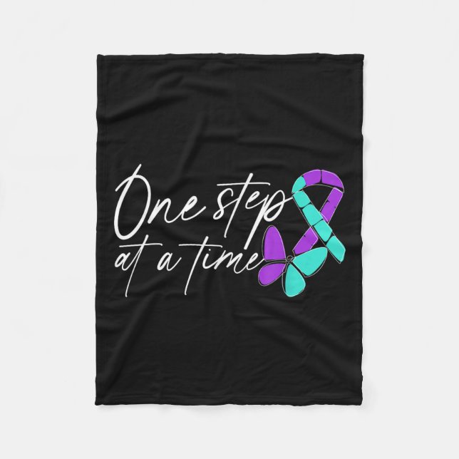 Suicide Awareness Suicide Prevention Suprt Survivo Fleece Blanket (Front)