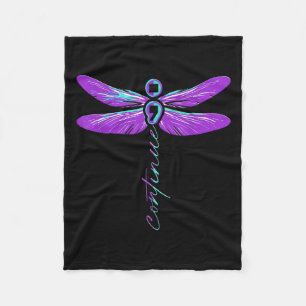 Suicide Awareness Suicide Prevention Suprt Survivo Fleece Blanket
