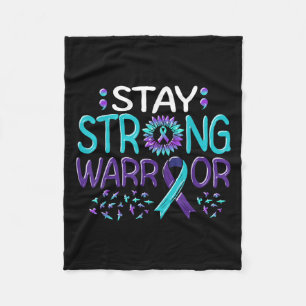 Suicide Awareness Suicide Prevention Suprt Survivo Fleece Blanket