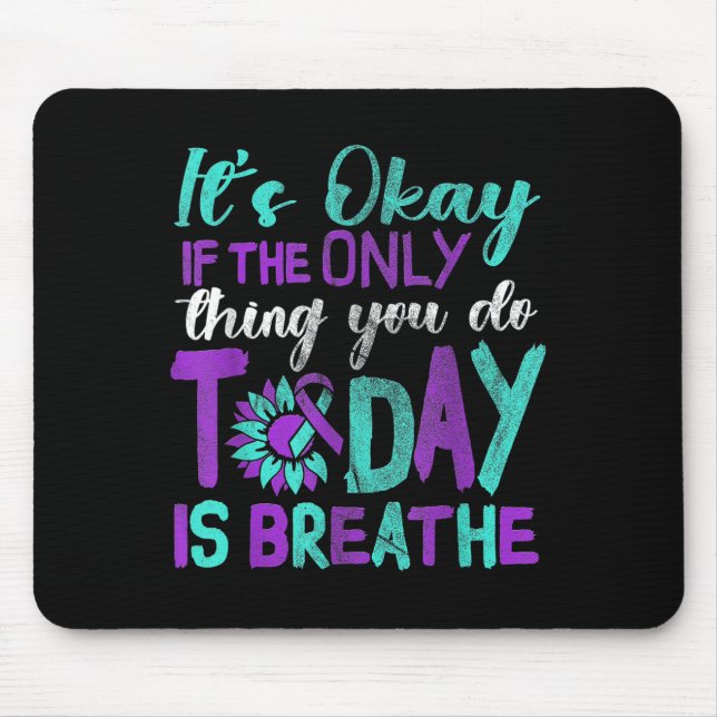 Suicide Awareness Suicide Prevention Suprt Survivo Mouse Pad (Front)