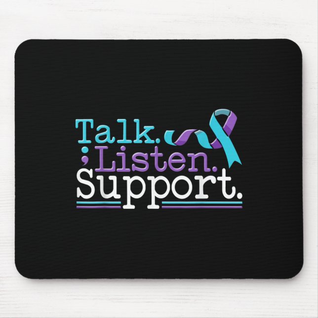 Suicide Awareness Suicide Prevention Suprt Survivo Mouse Pad (Front)