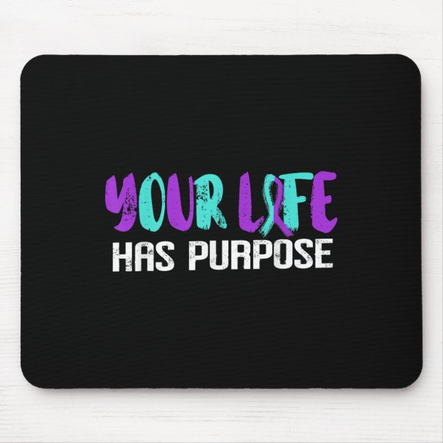 Suicide Awareness Suicide Prevention Suprt Survivo Mouse Pad (Front)