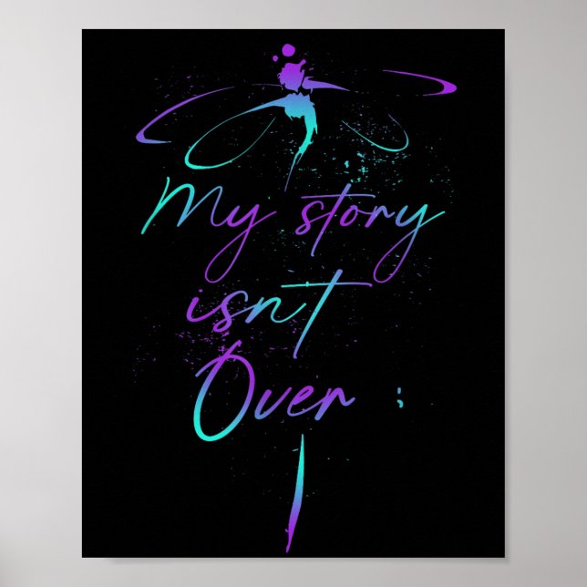 Suicide Awareness Suicide Prevention Suprt Survivo Poster (Front)