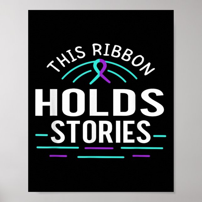 Suicide Awareness Suicide Prevention Suprt Survivo Poster (Front)