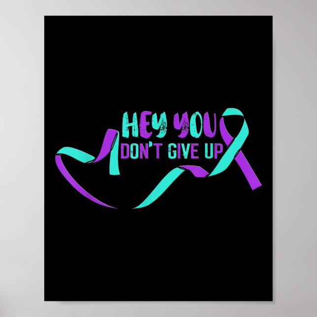 Suicide Awareness Suicide Prevention Suprt Survivo Poster (Front)