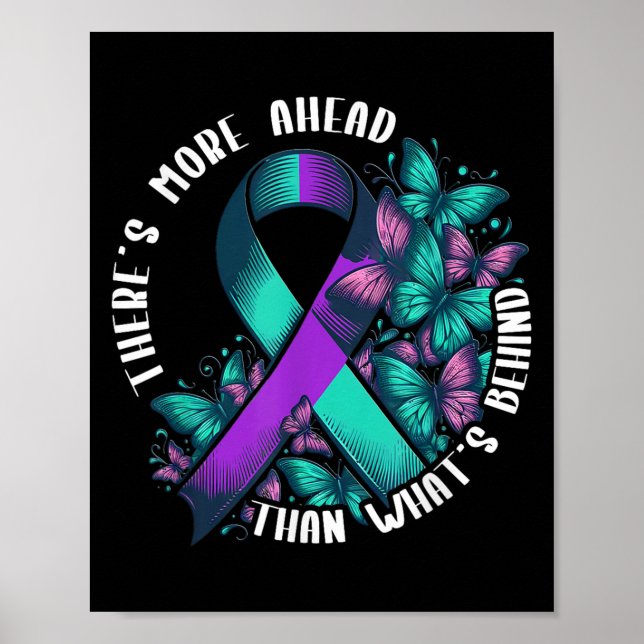 Suicide Awareness Suicide Prevention Suprt Survivo Poster (Front)