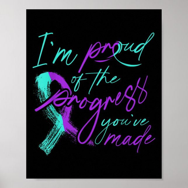 Suicide Awareness Suicide Prevention Suprt Survivo Poster (Front)