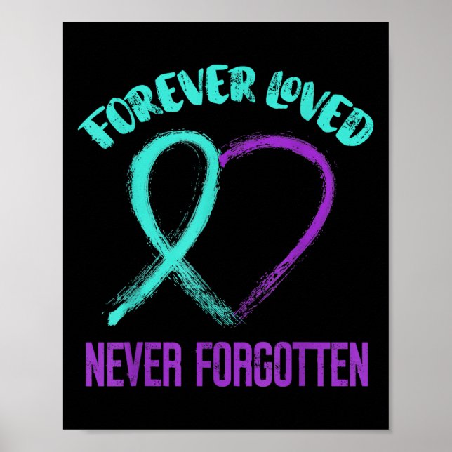 Suicide Awareness Suicide Prevention Suprt Survivo Poster (Front)