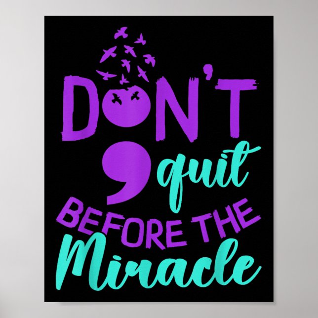 Suicide Awareness Suicide Prevention Suprt Survivo Poster (Front)