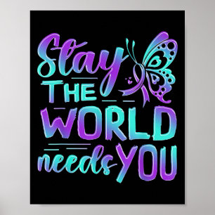 Suicide Awareness Suicide Prevention Suprt Survivo Poster