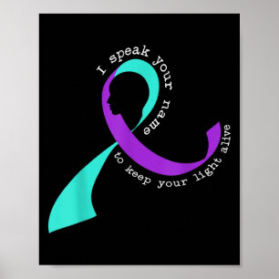 Suicide Awareness Suicide Prevention Suprt Survivo Poster
