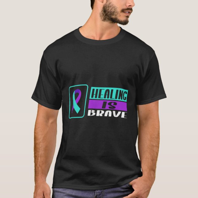 Suicide Awareness Suicide Prevention Suprt Survivo T-Shirt (Front)