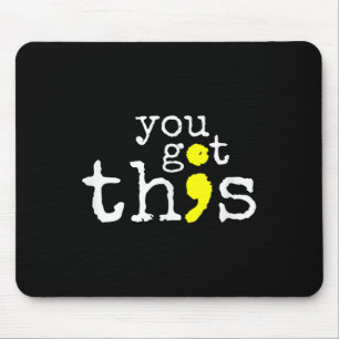 Suicide Awareness Support Positive Quote Mouse Pad