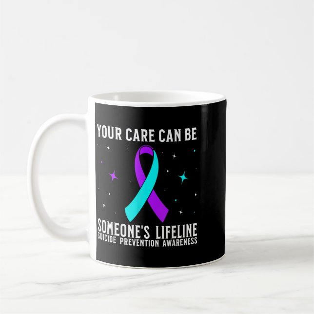 Suicide Awareness Support Suicide Prevention Coffee Mug (Left)