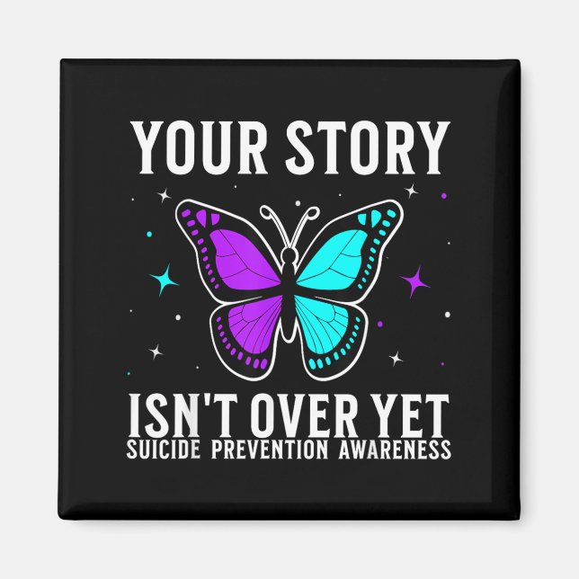 Suicide Awareness Support Suicide Prevention Magnet (Front)